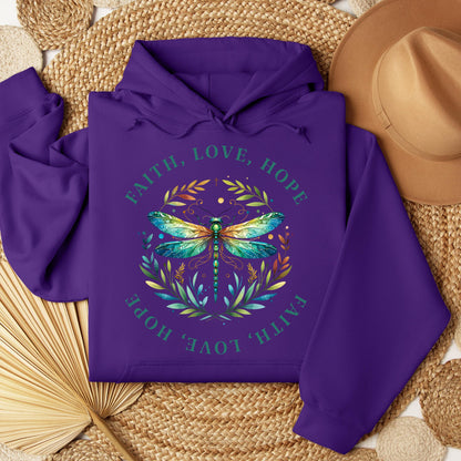 Faith Hope Love Dragonfly 03