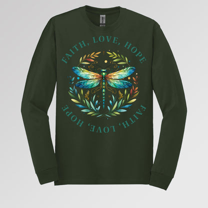 Faith Hope Love Dragonfly 03