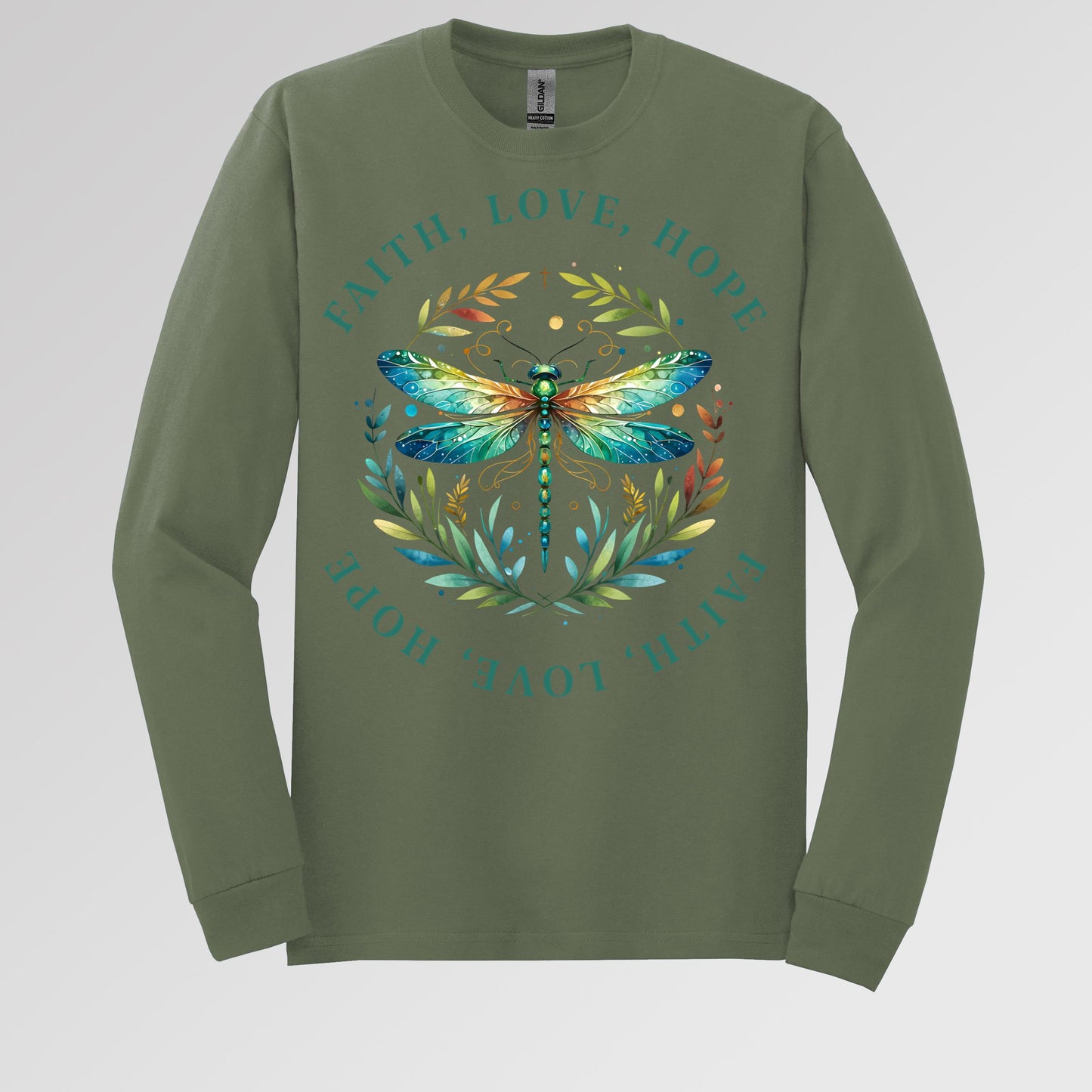 Faith Hope Love Dragonfly 03