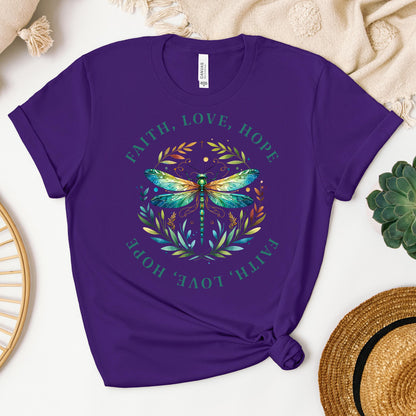 Faith Hope Love Dragonfly 03