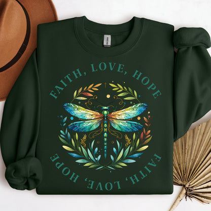 Faith Hope Love Dragonfly 03