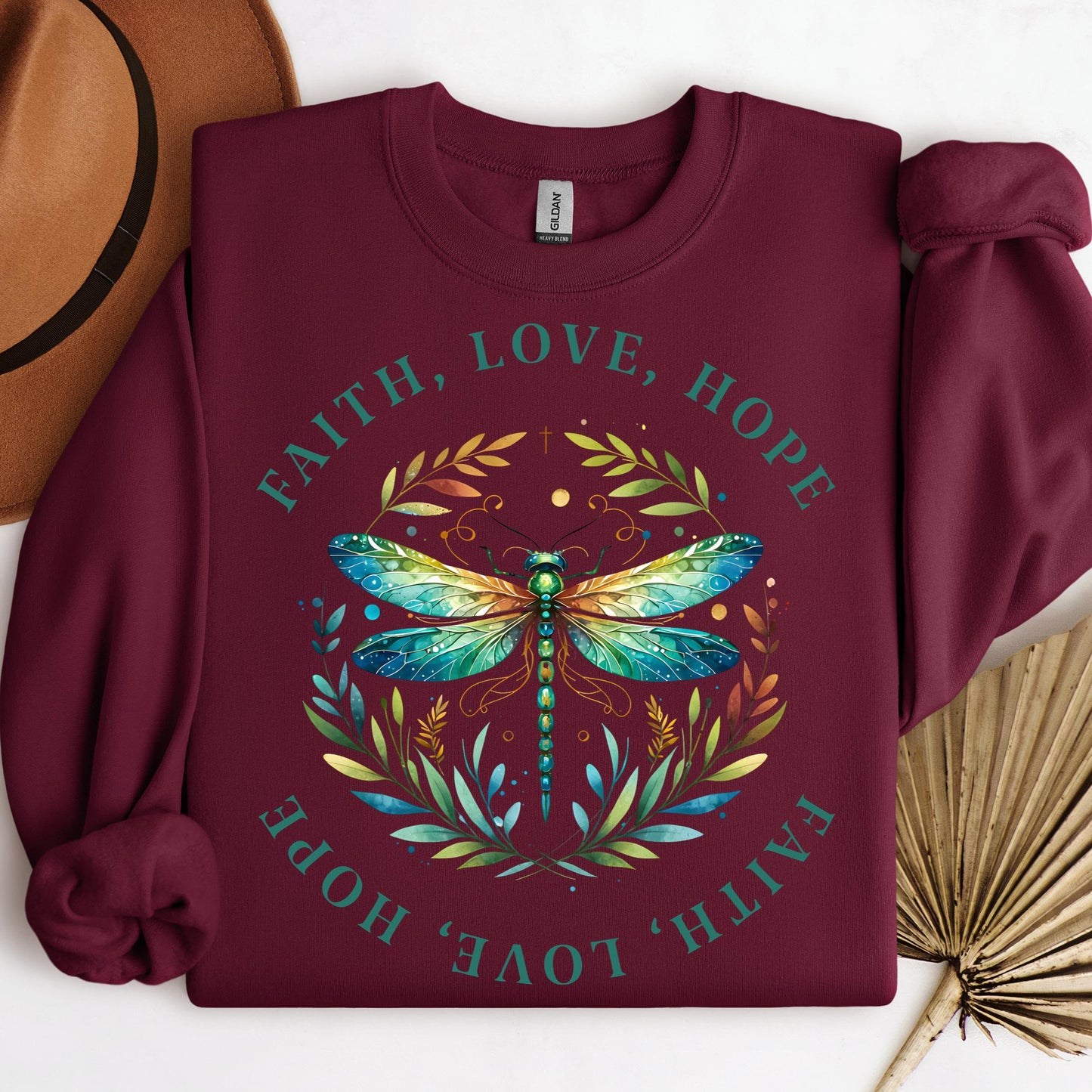 Faith Hope Love Dragonfly 03