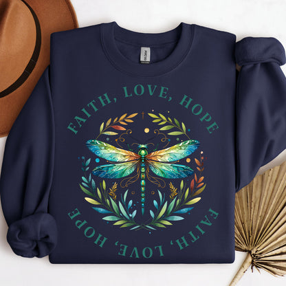 Faith Hope Love Dragonfly 03
