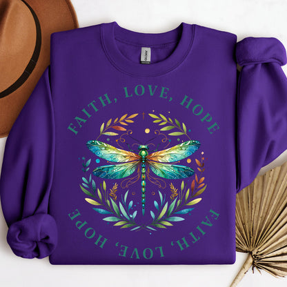 Faith Hope Love Dragonfly 03