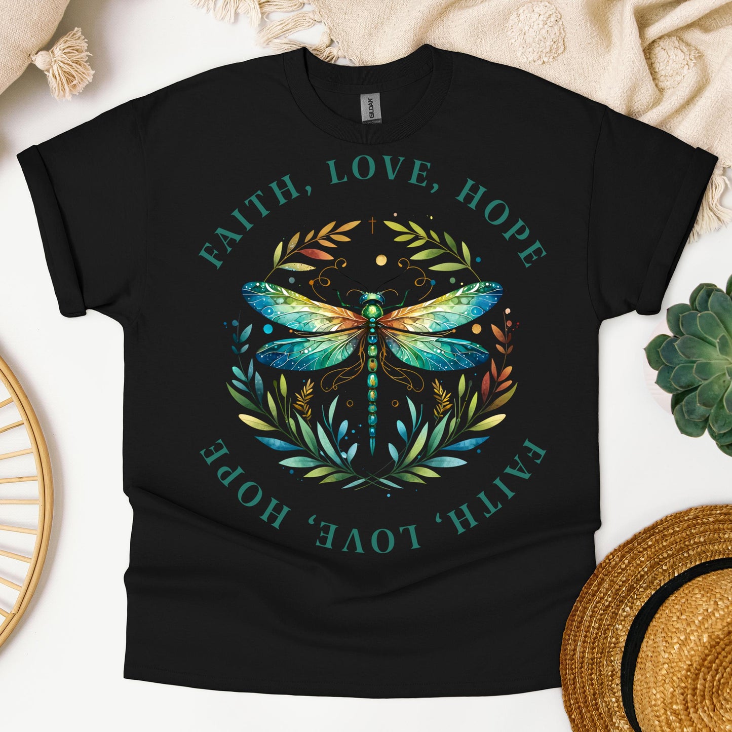 Faith Hope Love Dragonfly 03
