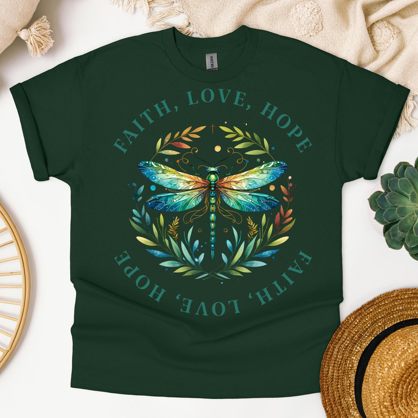 Faith Hope Love Dragonfly 03