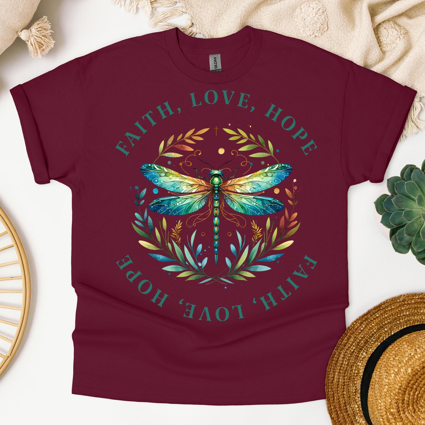 Faith Hope Love Dragonfly 03