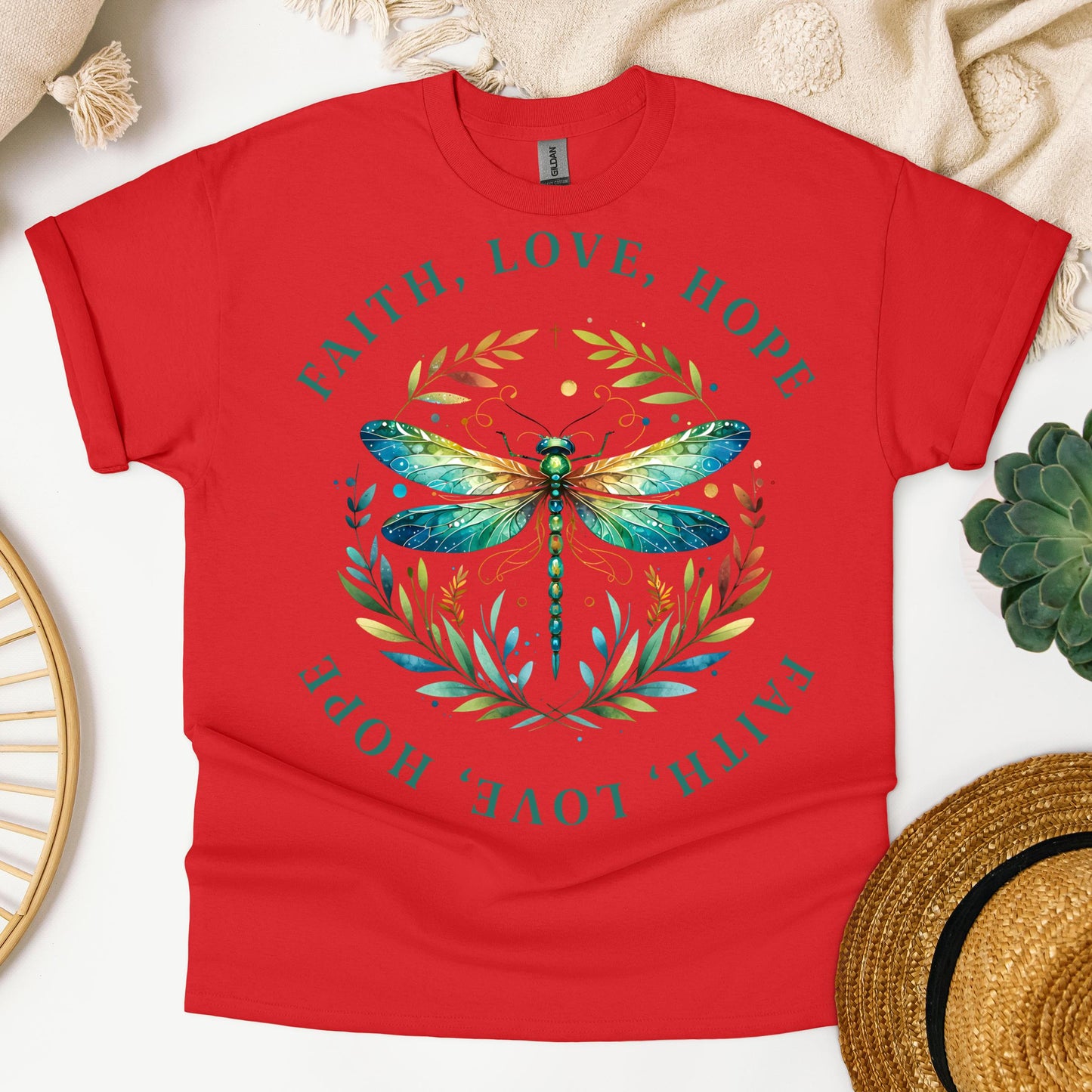 Faith Hope Love Dragonfly 03