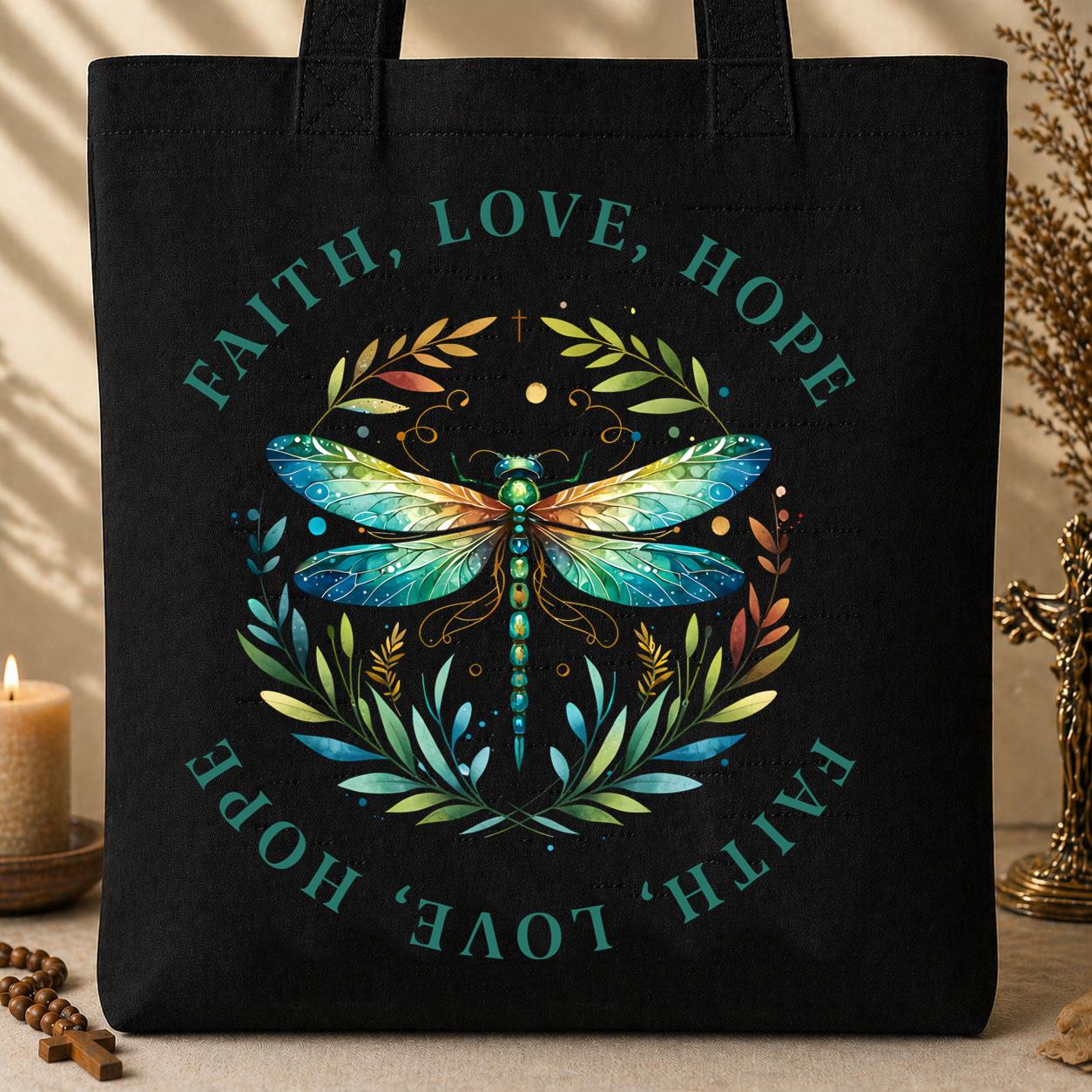 Faith Hope Love Dragonfly 03