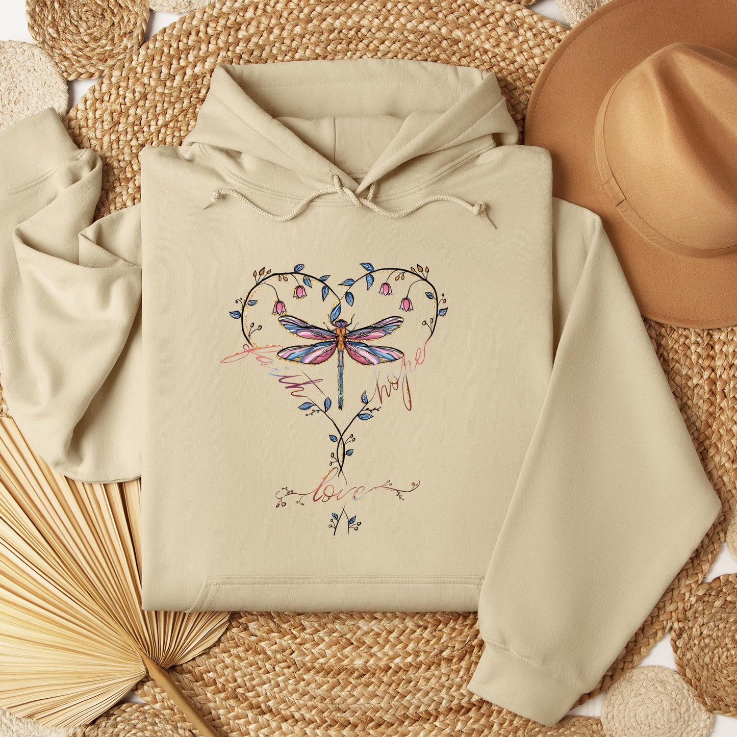 Faith Hope Love Dragonfly