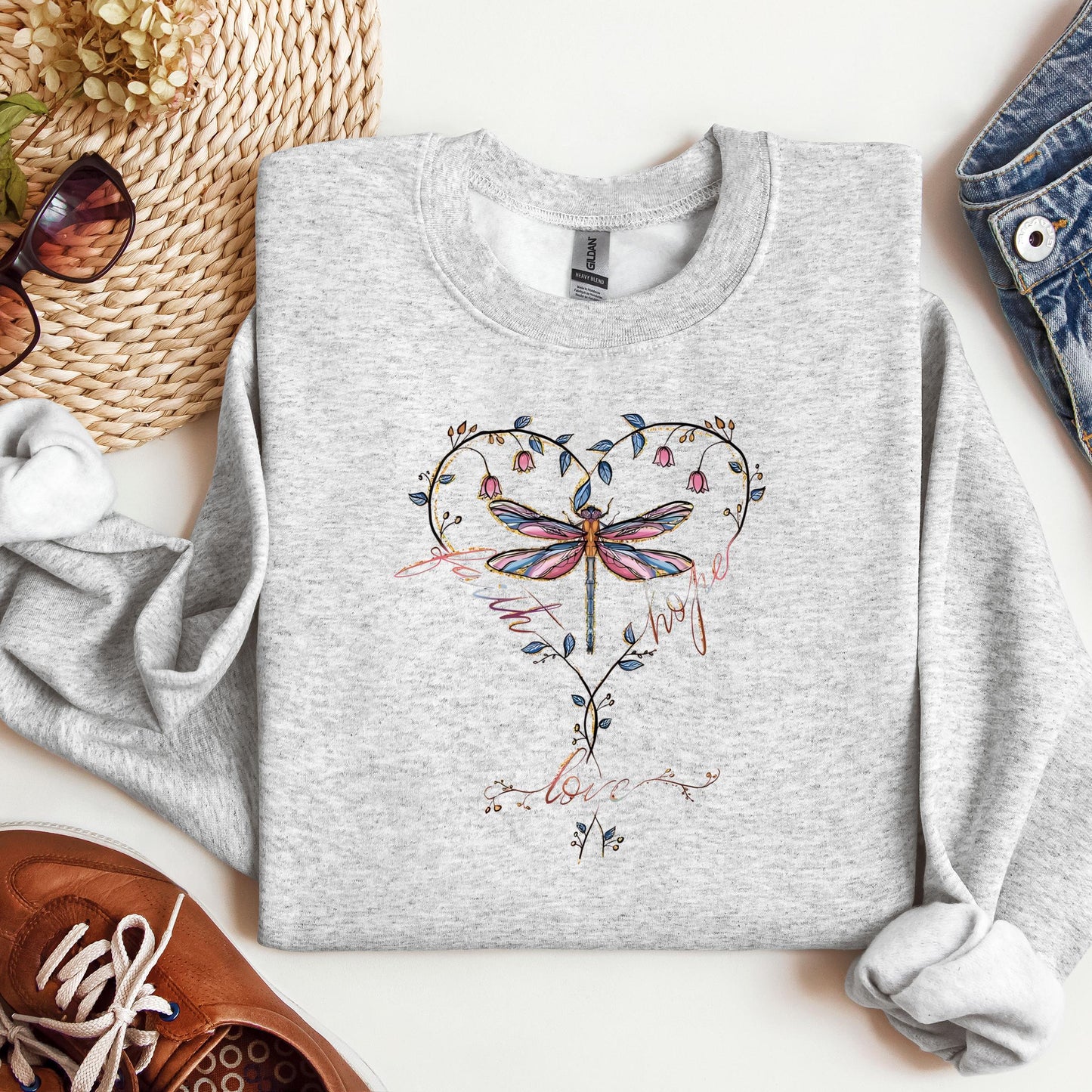 Faith Hope Love Dragonfly