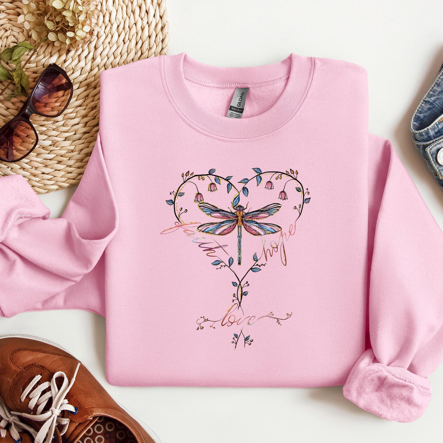 Faith Hope Love Dragonfly