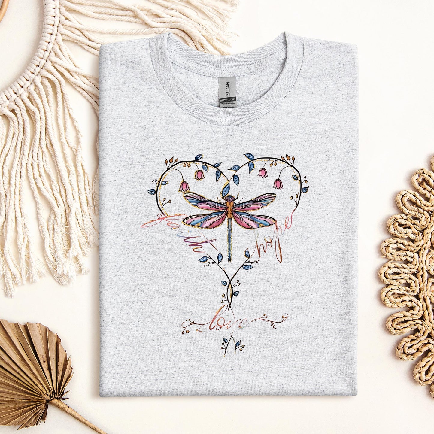 Faith Hope Love Dragonfly