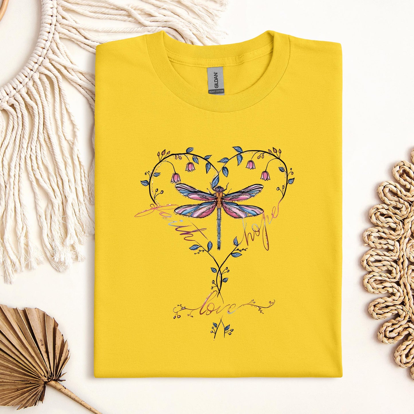 Faith Hope Love Dragonfly