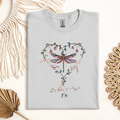 Faith Hope Love Dragonfly