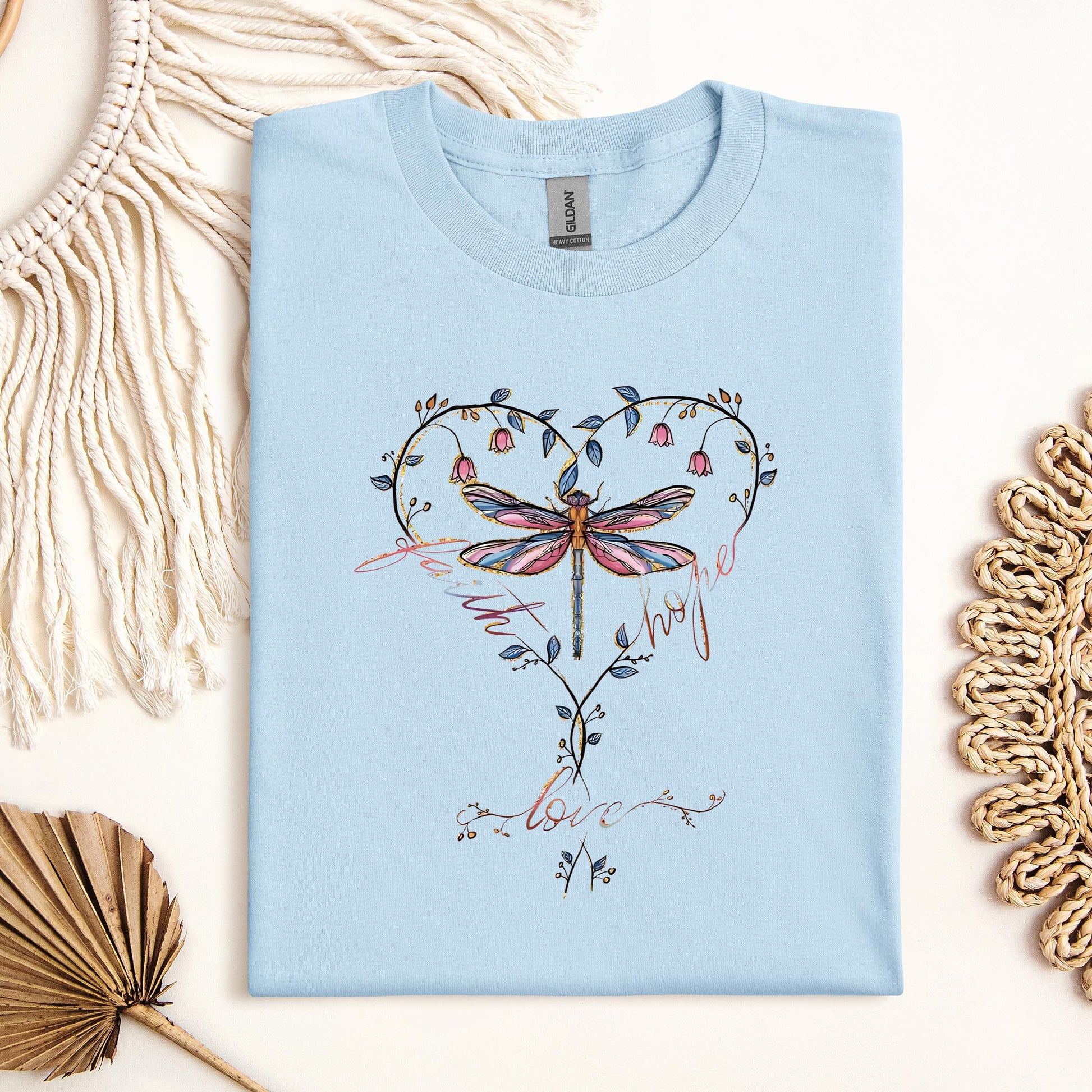 Faith Hope Love Dragonfly