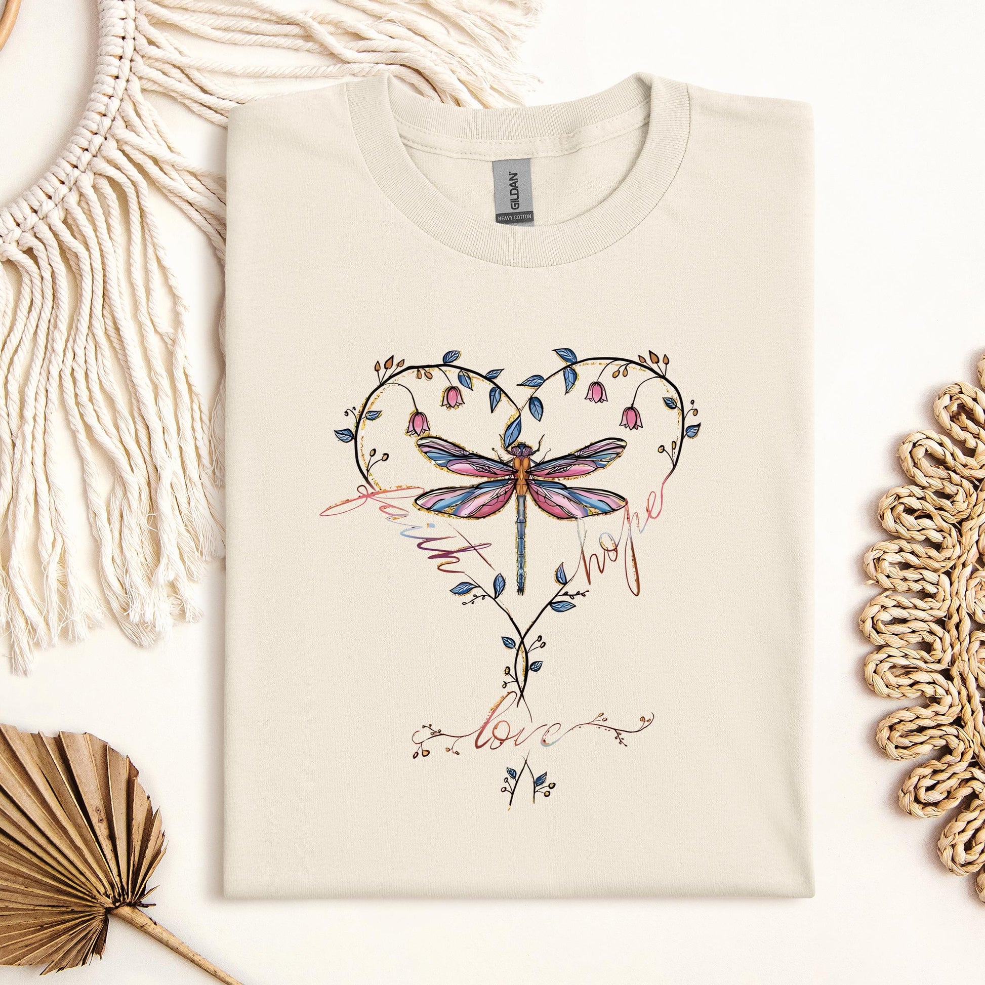 Faith Hope Love Dragonfly