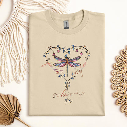 Faith Hope Love Dragonfly