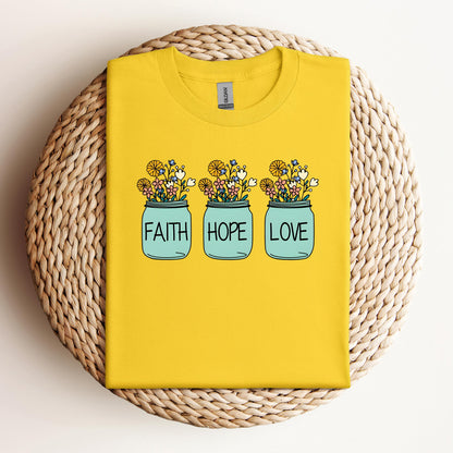 Faith Hope Love Flower 01
