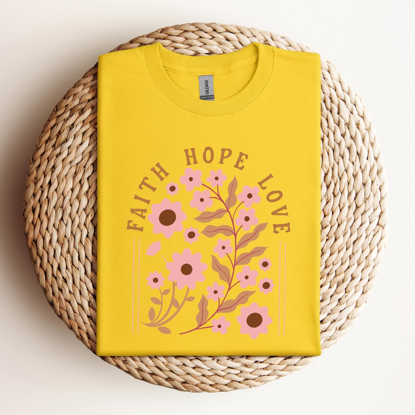 Faith Hope Love Flower 02