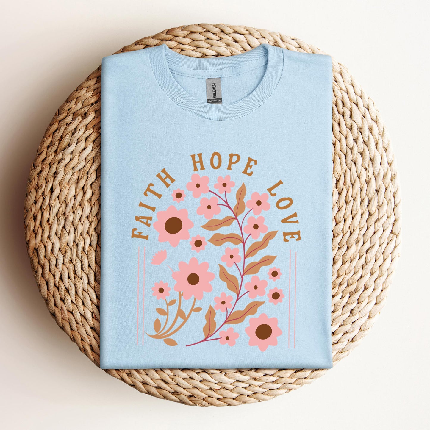 Faith Hope Love Flower 02