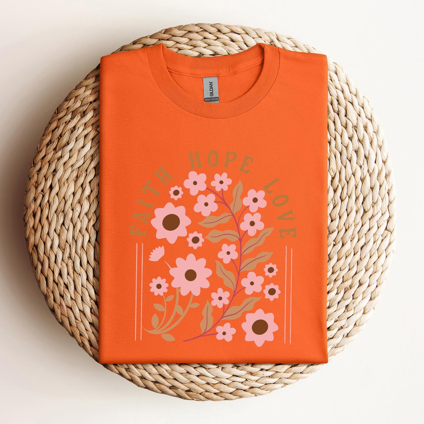 Faith Hope Love Flower 02