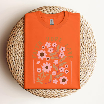 Faith Hope Love Flower 02