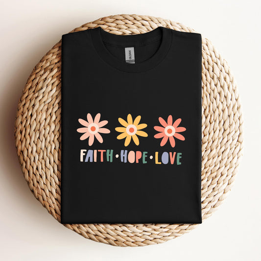 Faith Hope Love Flower