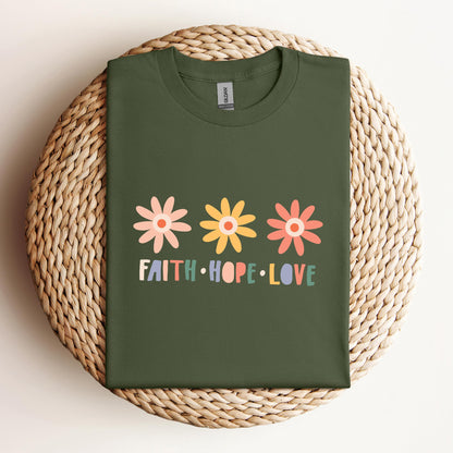 Faith Hope Love Flower