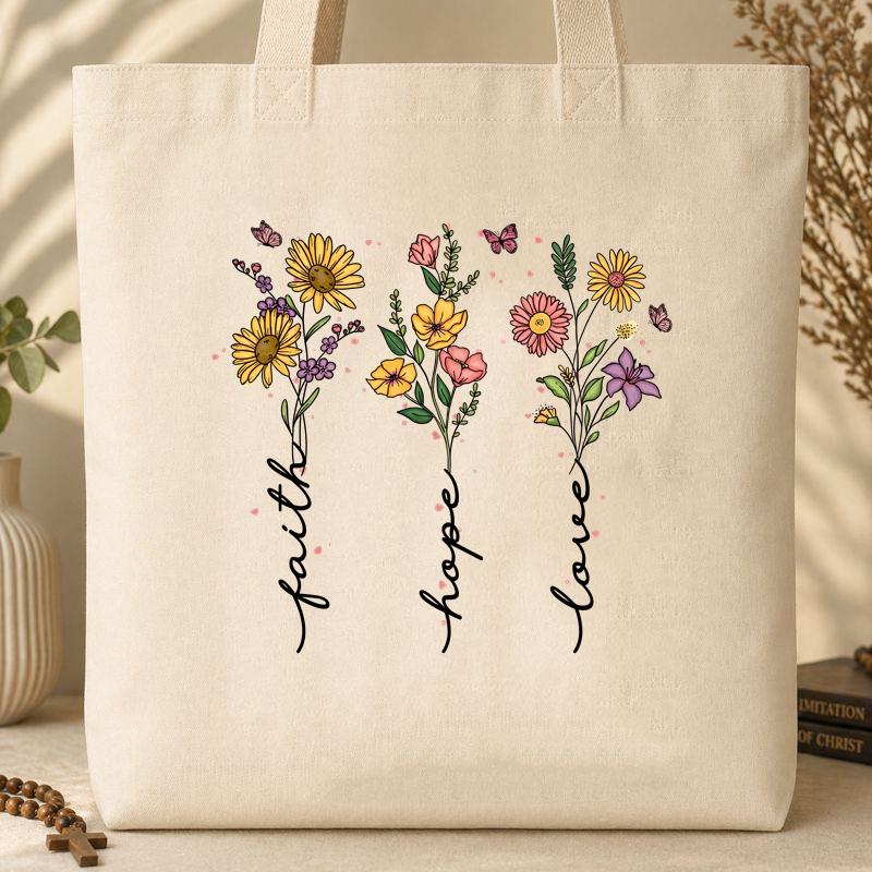Faith Hope Love Sunflower Butterfly 01