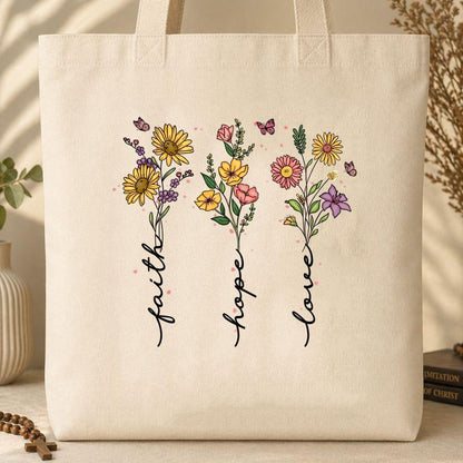 Faith Hope Love Sunflower Butterfly 01