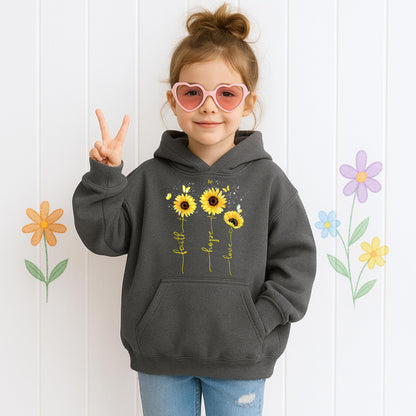 Faith Hope Love Sunflower Butterfly