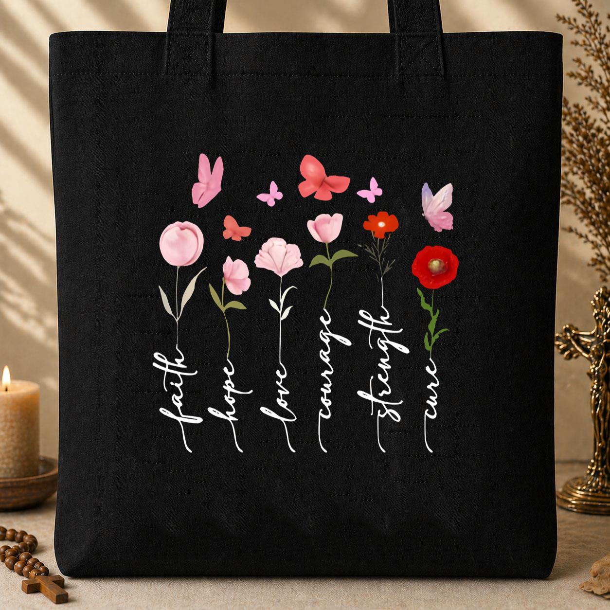 Faith Hope Love Tote Bag