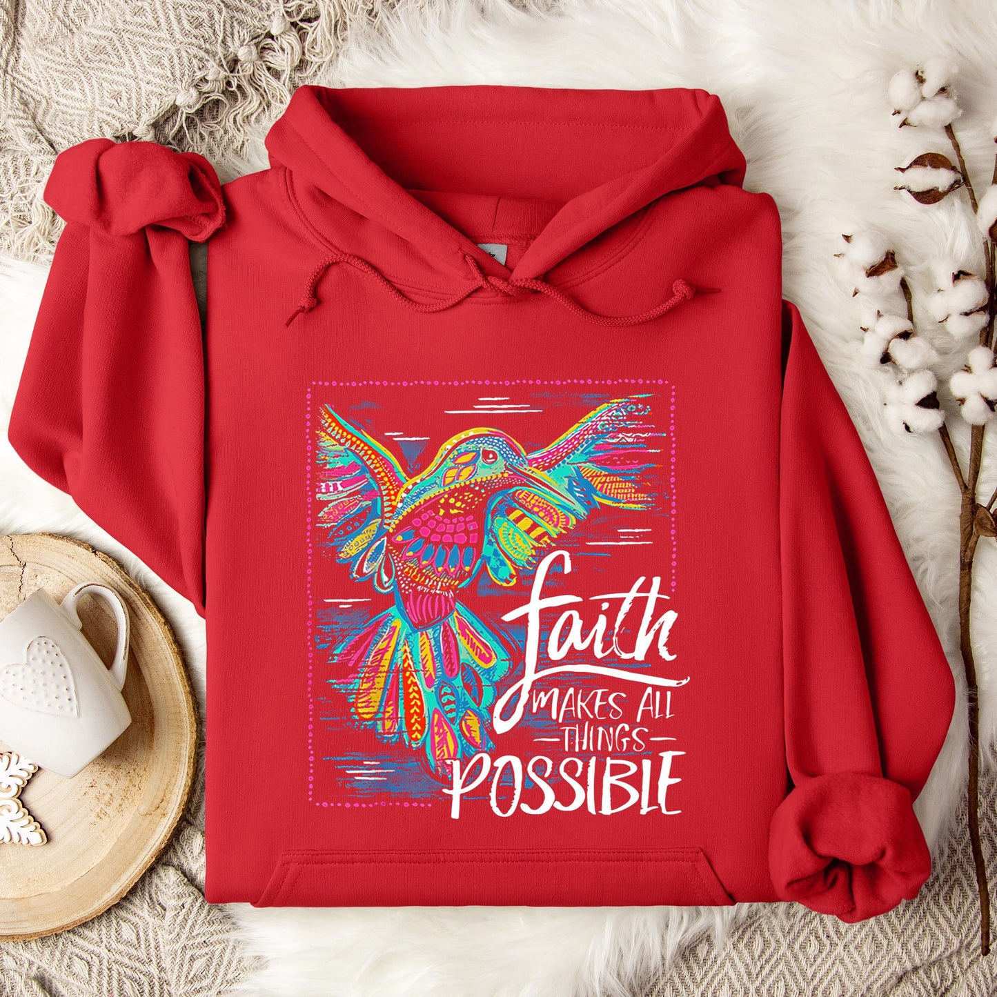 Faith Makes All Things Possible Hoodie