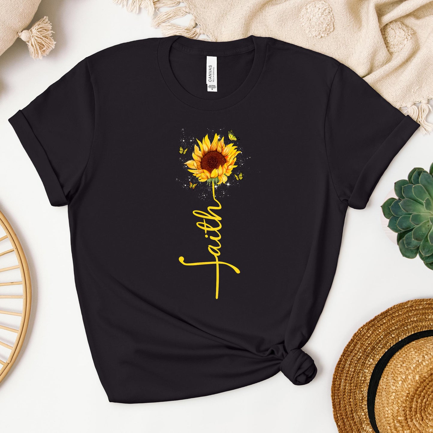 Faith Sunflower Butterfly 01