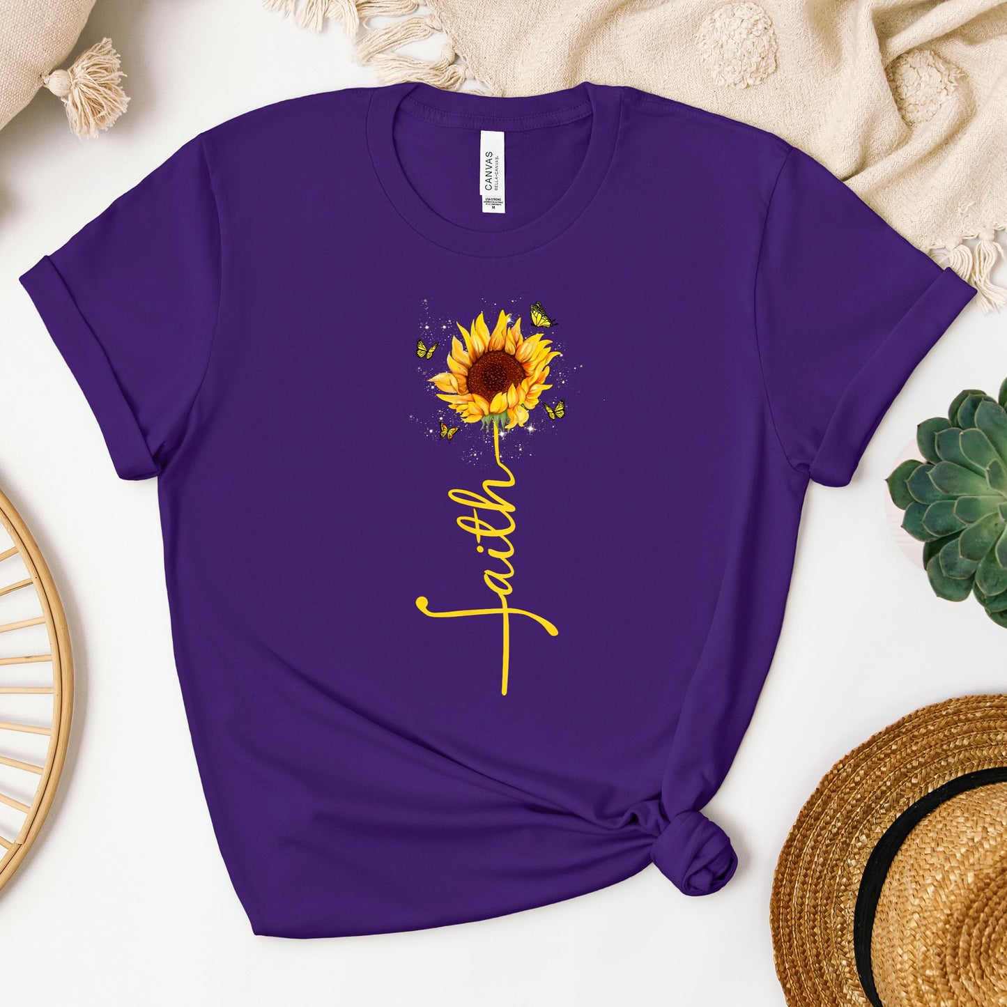 Faith Sunflower Butterfly 01