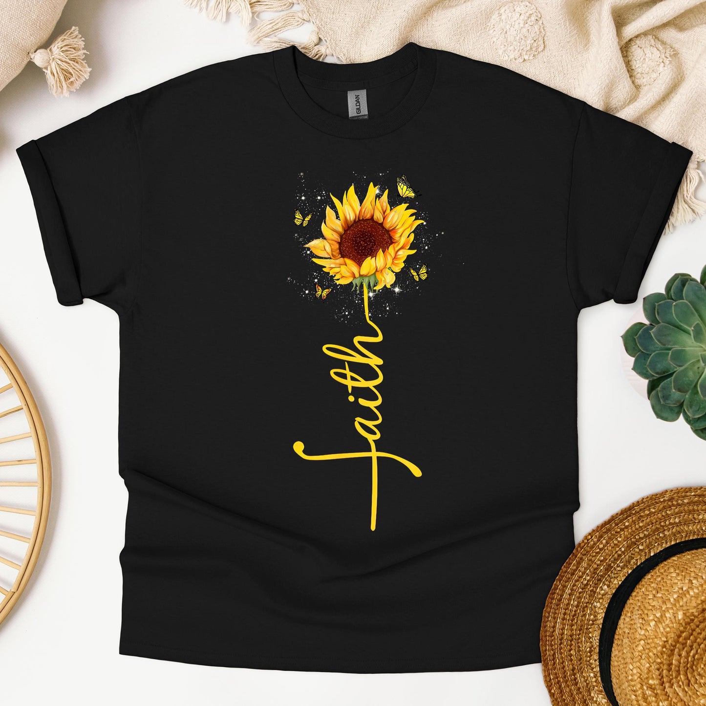 Faith Sunflower Butterfly 01