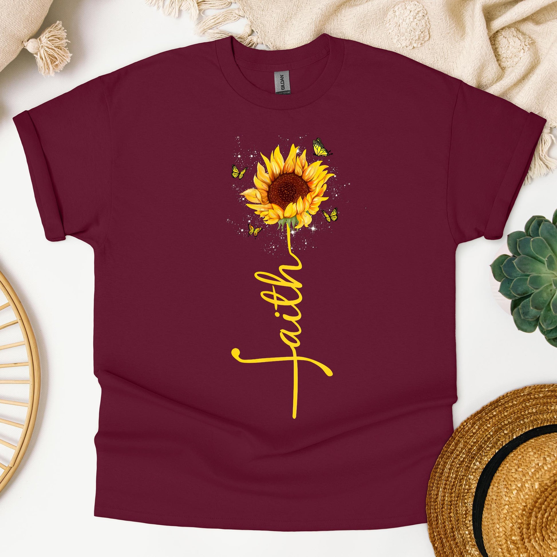 Faith Sunflower Butterfly 01