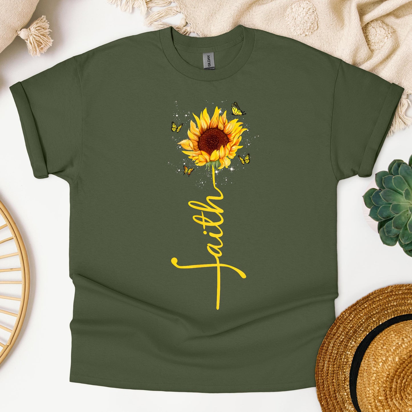 Faith Sunflower Butterfly 01