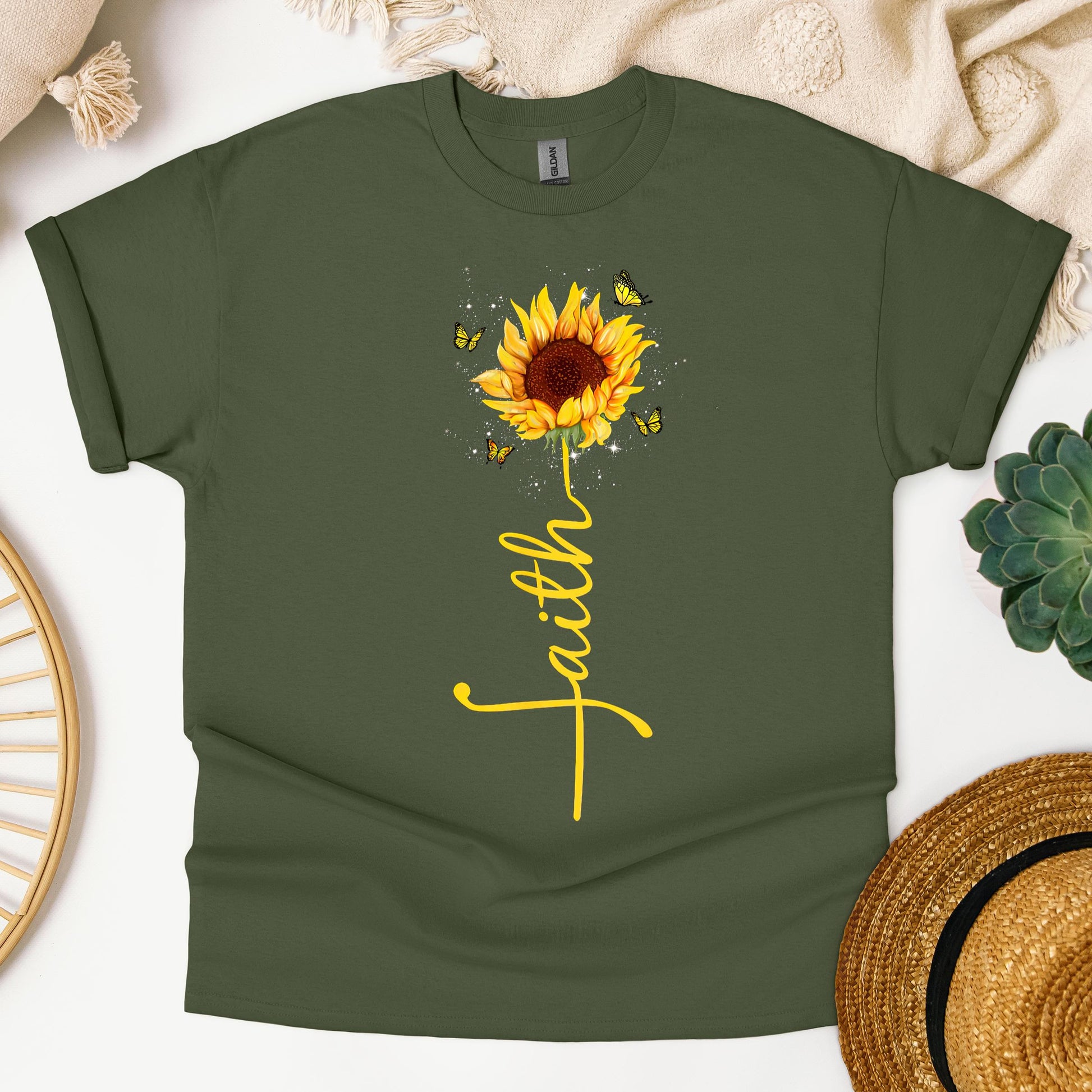 Faith Sunflower Butterfly 01