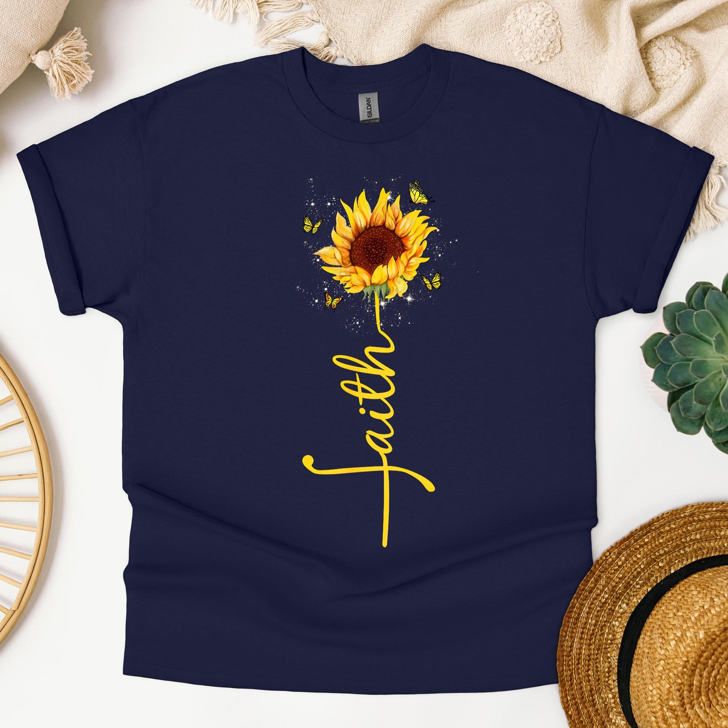 Faith Sunflower Butterfly 01