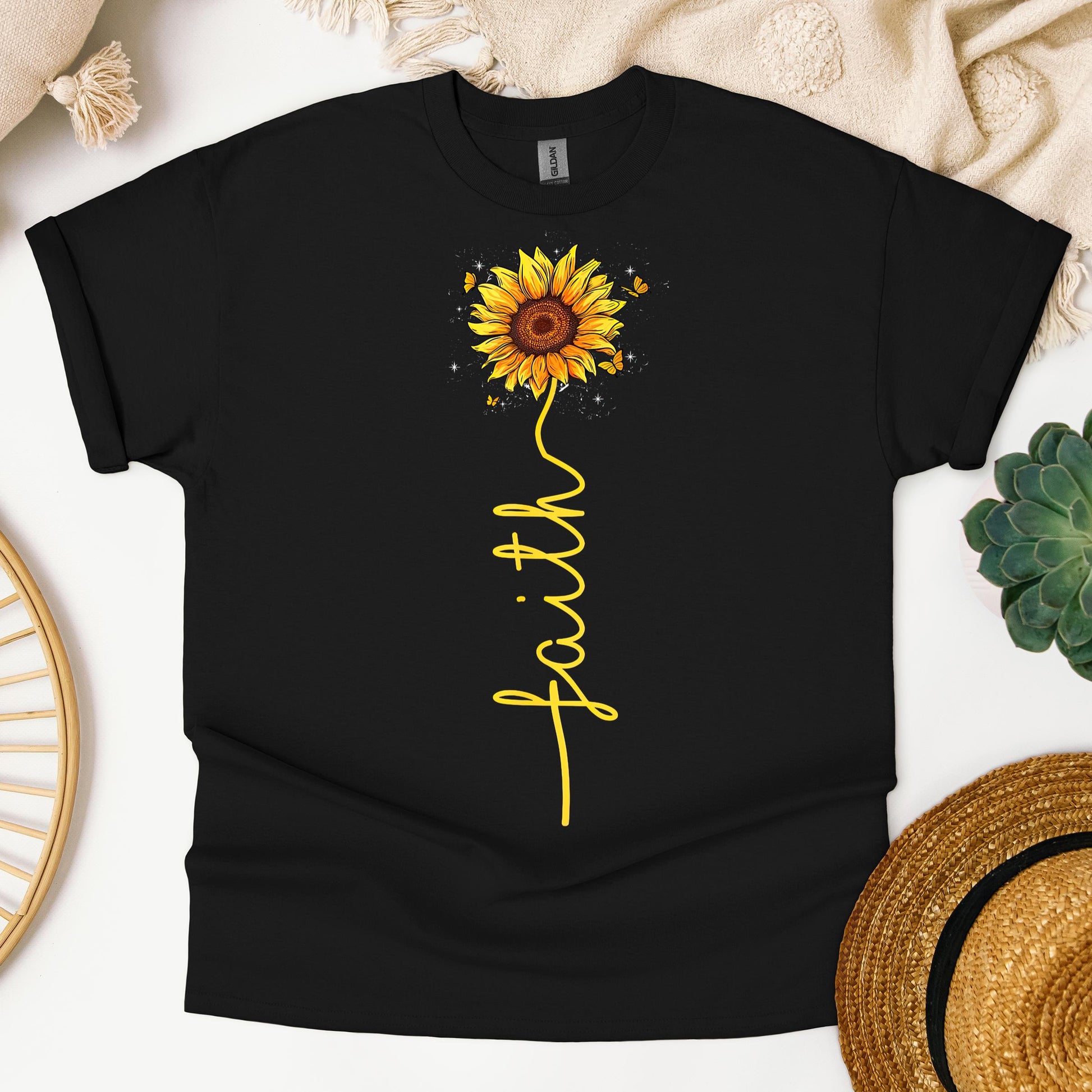 Faith Sunflower Butterfly 02