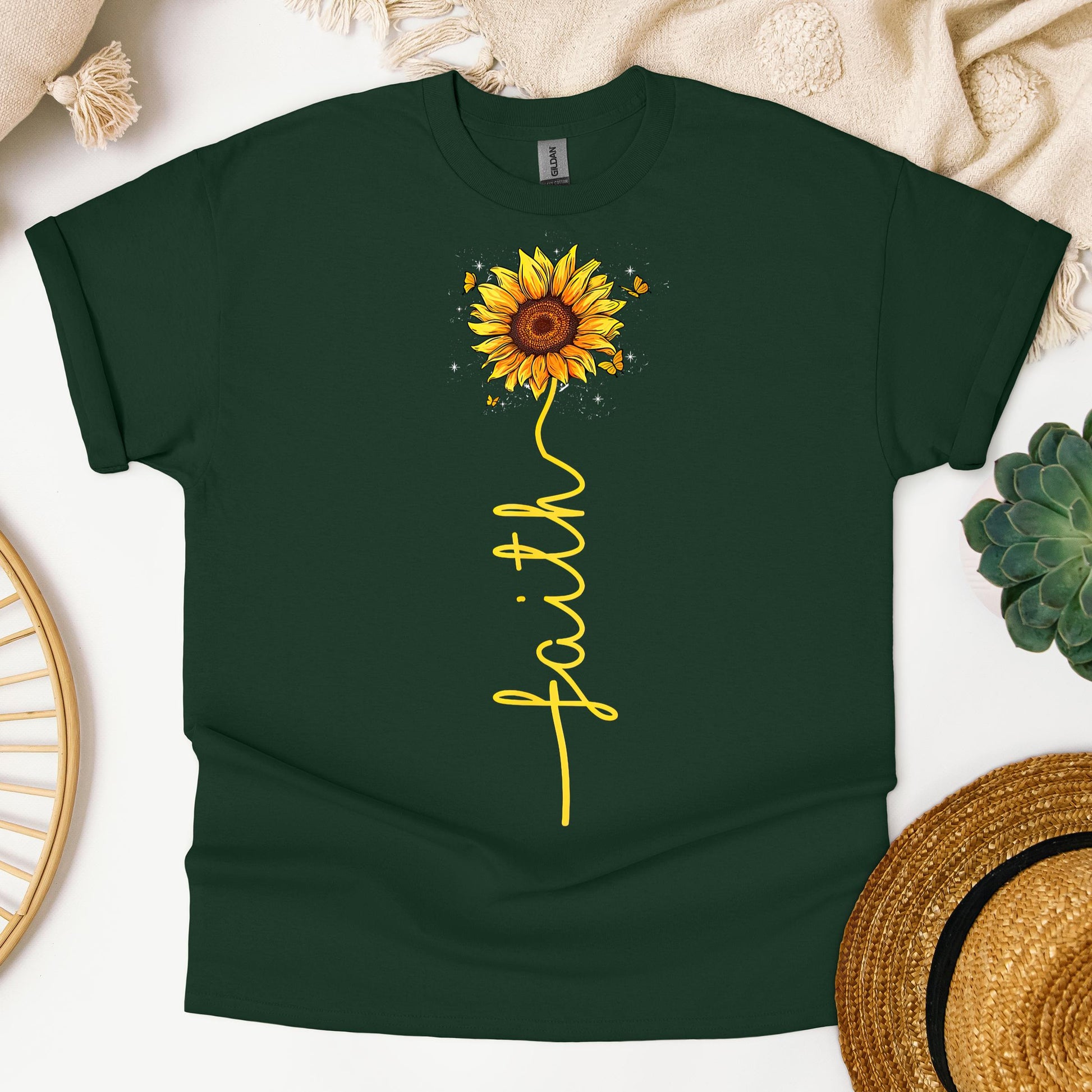 Faith Sunflower Butterfly 02