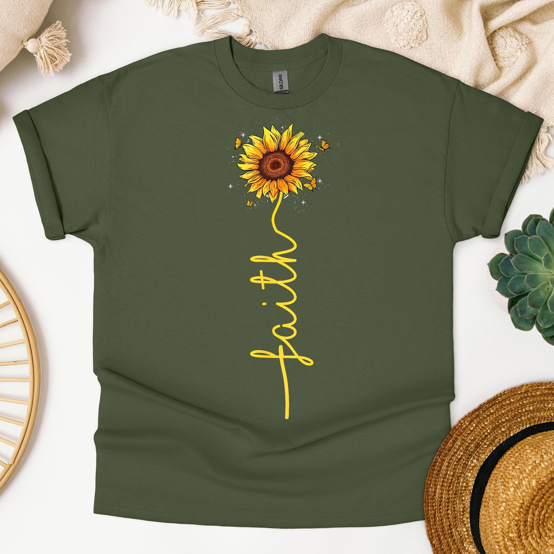 Faith Sunflower Butterfly 02