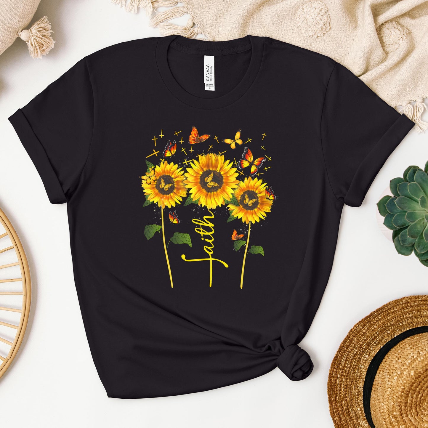 Faith Sunflower Butterfly 03