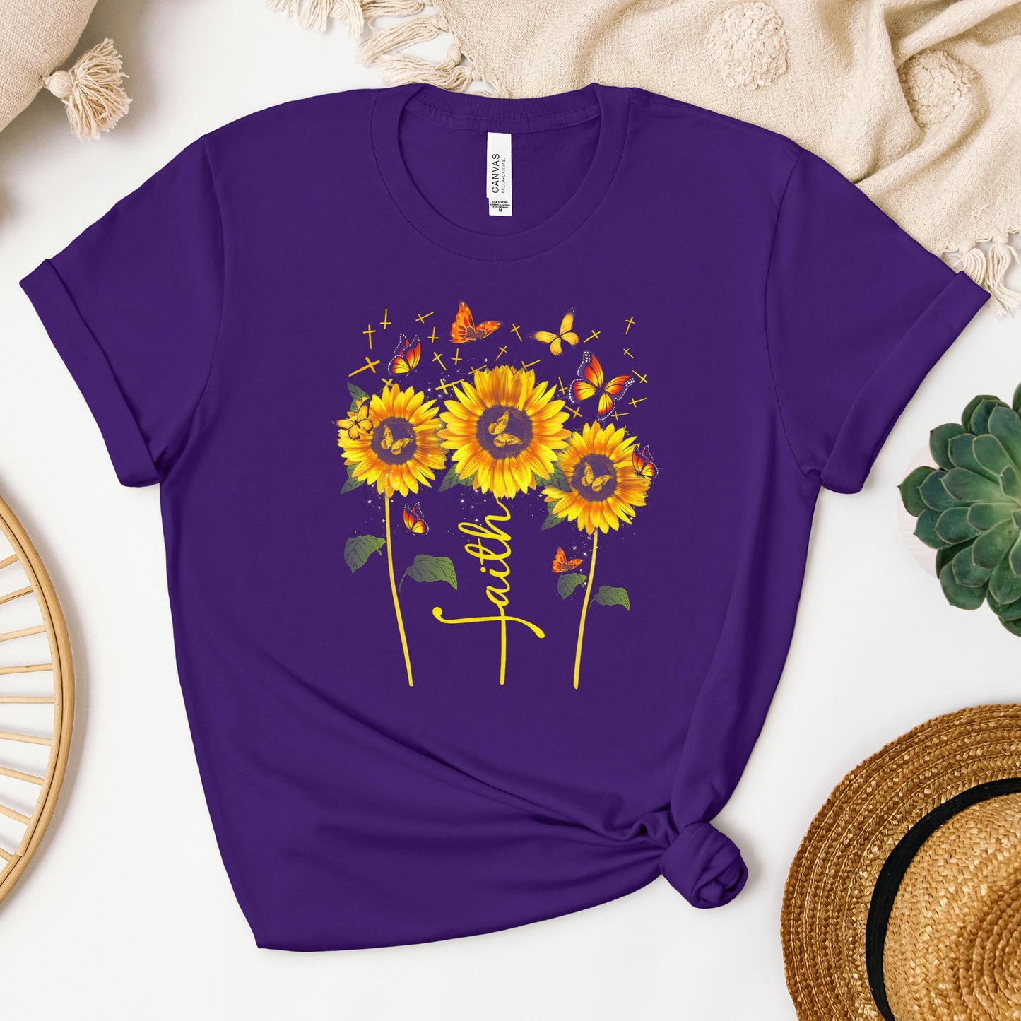 Faith Sunflower Butterfly 03