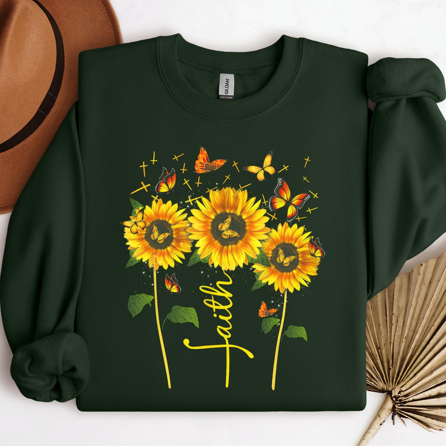 Faith Sunflower Butterfly 03