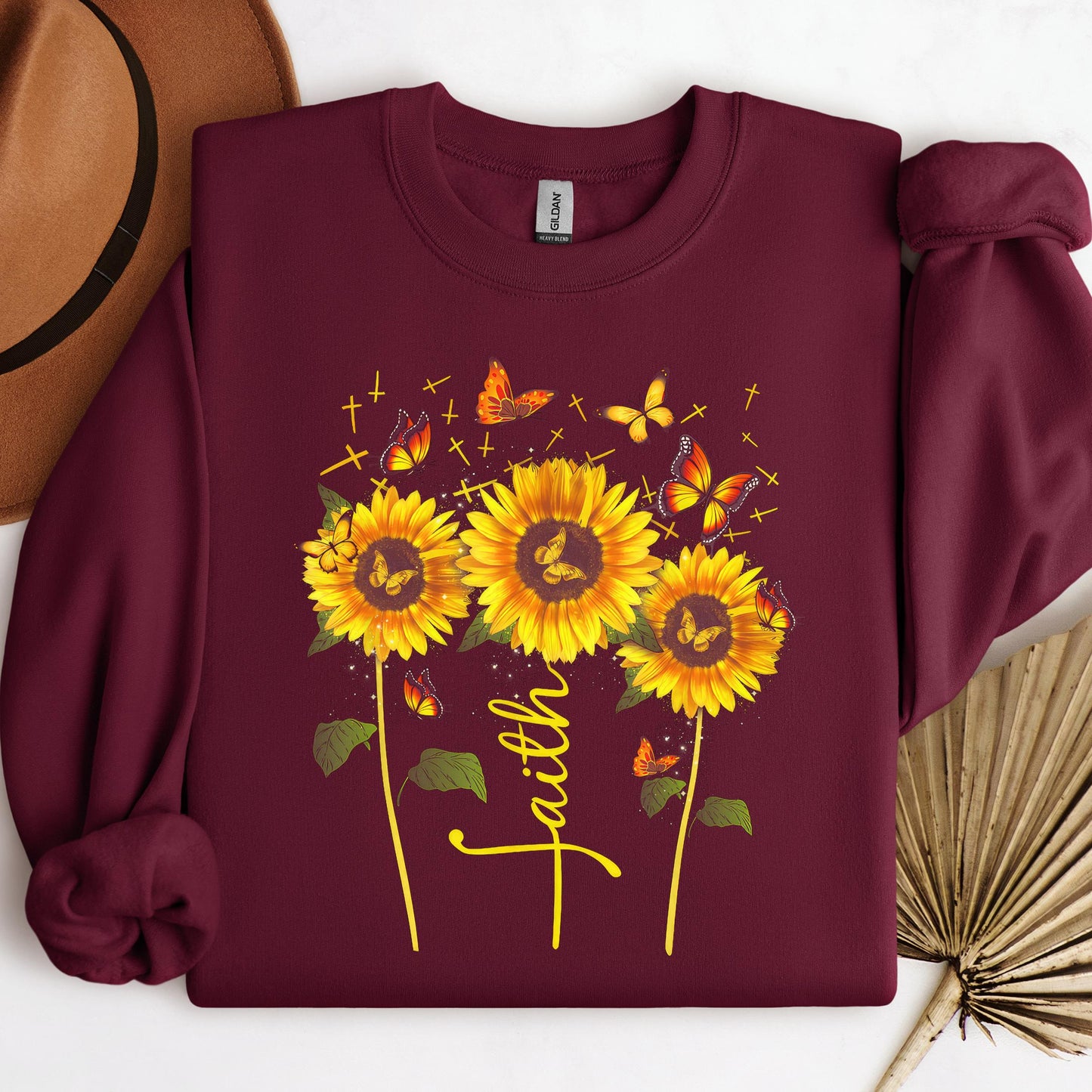 Faith Sunflower Butterfly 03