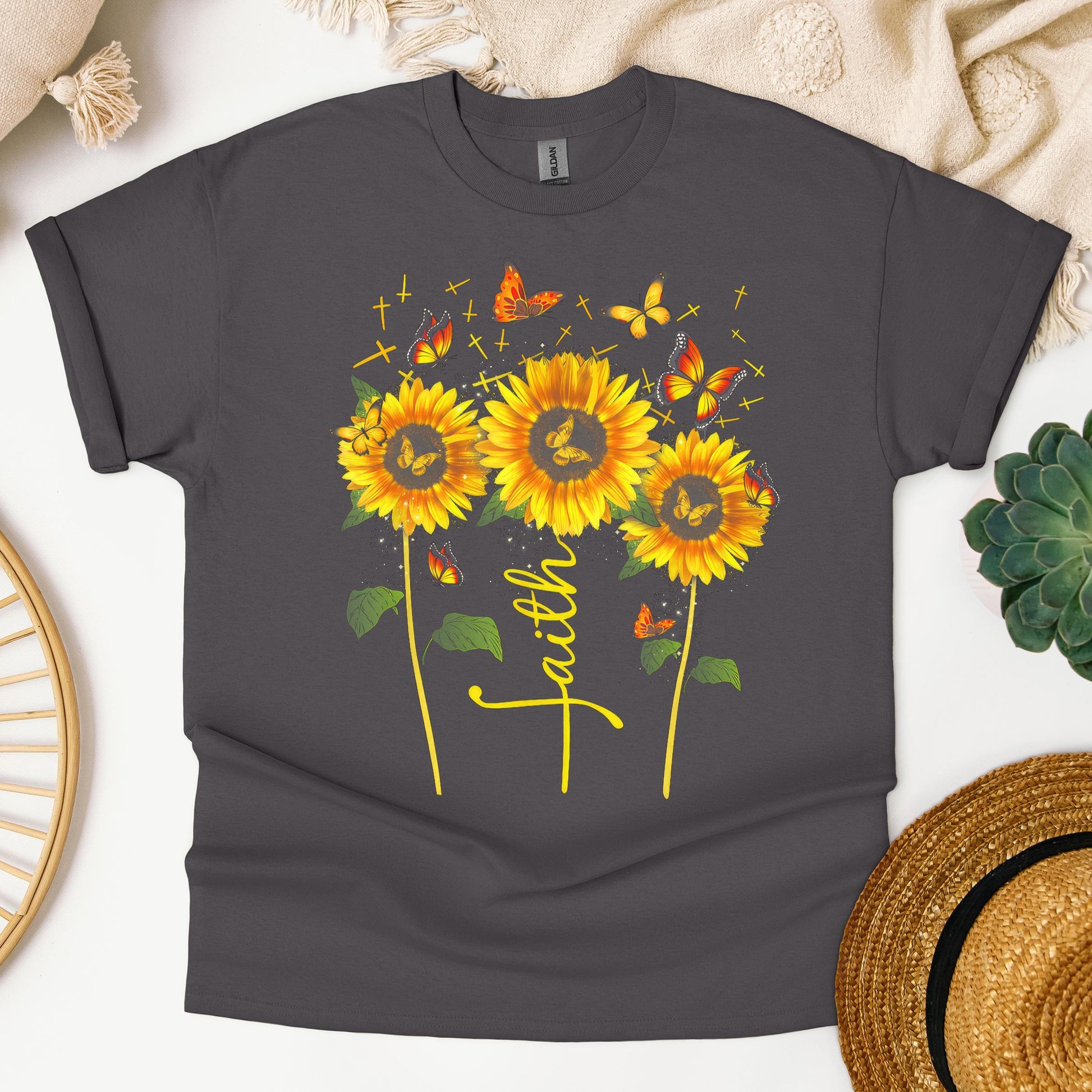 Faith Sunflower Butterfly 03