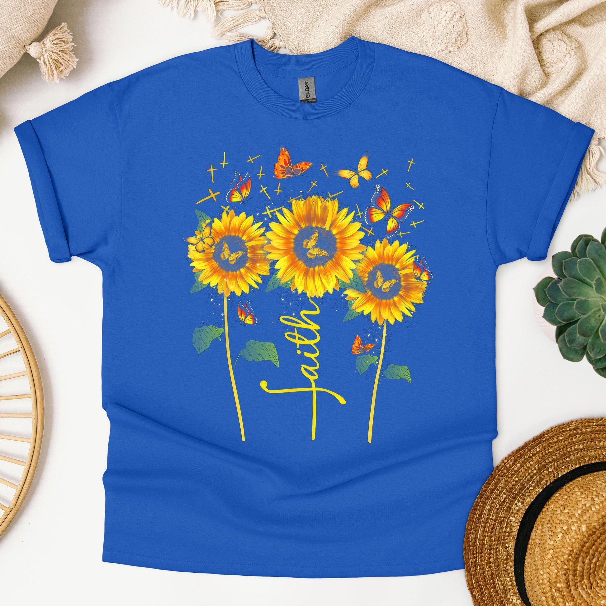 Faith Sunflower Butterfly 03